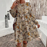 Fongt Women's Cardigan Pure Color Loose Temperament French Long-Sleeved Sweater Knitted Coat