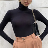 Elegant Basic Knitted Sweater Women 2020 Bottoming Skinny Female Warm Knitwear Casual Pullovers Ladies Solid
