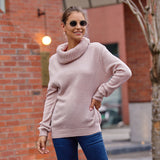Fongt Sweater Women's Horse Hair Solid Color Long-Sleeved Collar Knitwear Shirt In Autumn And Winter 2025
