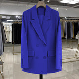 Fongt Spring And Autumn Dress New Fragrant Lily Taro Purple Angry Blazer Blazer Female Senior Sense Goddess Fan Temperament Professional Suit