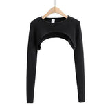 Fongt Sexy Trend In Net Red Super Short Repair Jacket Hoodie Carefully Machine Personality Outside The Top Woman