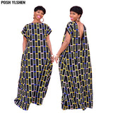 Print Long Dress Summer Clothes African Maxi Dresses For Women 2022 New Dashiki Casual Ankara Evening Party Robe Femme