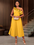 Fongt Shoulder Collar High-Rise Dress Party Party Dress