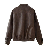 Fongt And Winter New Women's Clothing To Restore The Ancient Money Wind And A And A Jacket Locomotive Jacket Jacket