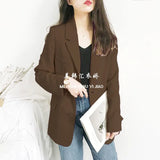 Fongt Jacket Women's Spring And Autumn 2025 New Korean Version Of The Loose Ins Tide Red Set Fried Street Small Suit Top
