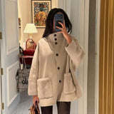 Fongt Spring And Summer New Women's Shawl Short Hollow Knitted V-Necked Shirt Shorts Lace