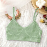 Seamless Tank Tops Women Bra Sexy Underwear Adjustable Strap Wire Free Bralette Female Lingerie Intimates