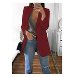 Women's Blazers Jacket Plus Size 4XL 5XL Spring Autumn Jacket Oversize for Woman Office Long Sleeve Coat Casual Clothes