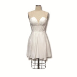 Fongt Summer New Women's Clothing Wrapped In Chest A Word Swing Sexy Short Dress Woman