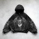 Fongt Wash Hooded Hoodie Hoodie Winter High Street Men And Women With The Same Shirt Top