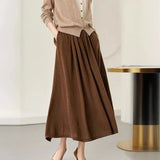 Fongt Autumn Suit Hit Fake Two V-Neck Knitted Cardigan / Actually Tight Waist Half-Dressed Woman