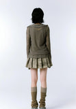 Asymmetric Long Sleeve Lace
