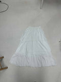 Fongt Holiday Style Solid Color Multi-Layer Irregular Low-Waist Large Swing A-Word Half-Body Skirt Long 2025 New Batch