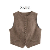 Fongt Homemade New Women's Seam Chicing Classic Chiyen Gea Vest