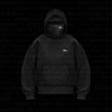 Fongt Double Hat Unique Design Hooded Hooded Jacket Autumn And Winter New Men's And Women's Same Loose Y2K Jacket