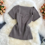 Fongt Babes Style Short-Sleeved Design Sense Of Small Side Collar Machine Collar Collar Collar Collar Collar Collar Collar Collar Collar Collar Collar Collar Collar Collar Collar Collar Collar Collar Collar Collar Collar Collar Collar Collar
