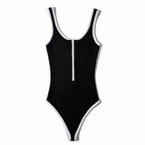 Fongt Cool And Refreshing Sexy Sleeveless Sleeveless Onesie Women's Fashion Pure Color Versatile Bodice