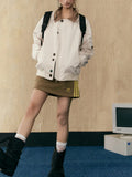 Fongt Brown Cleanfit Bump Color Jacket Coat Female Spring And Autumn Design Sense Lapel Versatile Niche Top Tide-Outfit