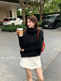 Fongt Xixi 2025 Autumn New White Standard Temperament Wool Solid Color Short-Sleeved Knitted Top Does Not Contain 25523