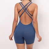 Fongt Beautiful Back Peach Hip Yoga Pants Without Embarrassment Hip Tight Sports Jumpsuit With Buttock Fitness Pants Women-Outfit
