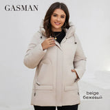 Winter Parkas Women Plus Size Long Classic zipper Design Pocket Hooded Loose Down Jacket Female Coat