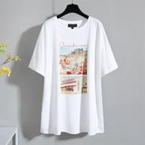 Women Summer Skirts Sets Korean Casual Short Sleeve Print T-shirt And Bandage Skirts 2 Pieces Set Women