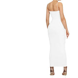 Fongt Women's Ins Sexy Sling Temperament Sling Dress Open Back Slim Dress Female