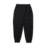 Tide Functional Windbreaker Pants Men's Autumn And Winter Loose Hip-Hop Brand Ins Foot-Bound Harlan Pants Cargo Pants Tide-Outfit