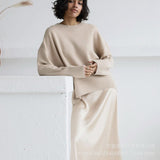 Fongt Sales Of Solid Color Round-Neck Sweater Women 2025 Burst Soft Knitted Top
