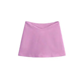 Fongt Summer New Thai Hottie Sexy Low V Waist Tight Body Slim Ass Skirt Skirt Mini Short Skirt
