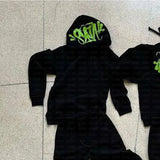 And Winter Fashion Brand Printed Loose Sweaters Y2K Hip Hop Street Pullovers For Men And Women Casual Jackets-Outfit