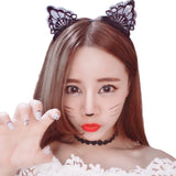 Love Lingerie Accessories Korean Version Of Cute Cat Ear Lace Plush Haired Cat Female Ornament Christmas