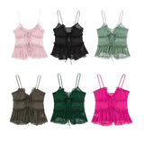 Fongt 2023 New Women's Translucent Laminated Decorative Top 7573426-Outfit