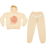 Fongt Men's And Women's Sp5der Spider Web Set 555555 Sportswear Sweater Jogging Pants