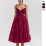 Fongt New Sexy Slings Bare Back Casual Dress INS Dress Dress Christmas Banquet