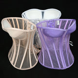 Fongt Single-Yarn Three-Dimensional Tector-Bo Corset Corset Corset Wedding Dress Bottom Perspective Cool Can Stand Up Corset