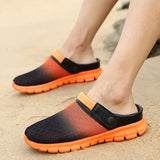 Summer Beach Sandals Men And Women Clogs Shoes Beach Slippers Mesh Breathable Men Slippers Sandals Couple Zapatos Hombre-Outfit