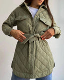 Long Breasted Collar Loose Warm Rhomenge Cotton Clothing New 2022 Autumn And Winter Versatile Thick Cotton-Padded Clothes Women-Outfit