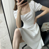 Fongt 2024 Summer New Ins Tea Break Skirt Temperament A Word To Get Over The Knee Long Hepburn Wind Fat Mm Little Black