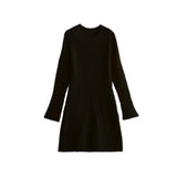 Fongt 2025 New Women's Fashion Threaded Knitted Dress M6247