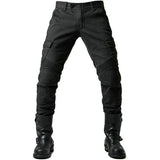 Motorcycle Protective Pants Men's Motorcycle Skinny Jeans, Breathable And Wear-Resistant Cargo Pants-Outfit