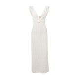 Fongt Summer New Fashion Sexy Temperament Bubble Wave High Waist Slim Show Thin Dress