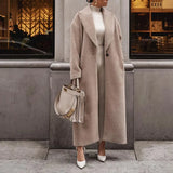 Fongt Autumn And Winter Direct Selling Warm Coat Long-Sleeved Collar Women's Plush Tops Women's
