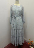 Fongt Fashion Printing Bohemian Style Dress In Autumn 2025