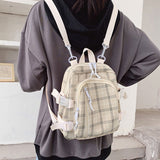 Women Plaid Sweet Kawaii Small Students Schoolbag Preppy Fashion Womens Korean Style Backpack 2020 Travel Shoulder