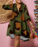 Independent Station New Fashion Printed Dress Women's Spot-Outfit
