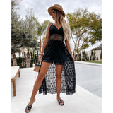 Fongt Lace Slings In The Summer Of 2025 With A Solid Dress