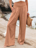 Fongt New Spring Women's Casual Cotton Lint Comfortable Mid-Rise Trousers Women