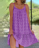 Fongt Summer 2025 New Wish Garden Wind Smashed Flower Sleeveless Sleeves With Vest Dress