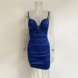 2021 New Arrival Deep V-Neck Halter Spaghetti Strap Dresses For Women 2020 Fashion Party Night Elegant